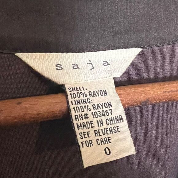 Anthropologie Saja V Neck Knee Length Dress - Picture 4 of 6